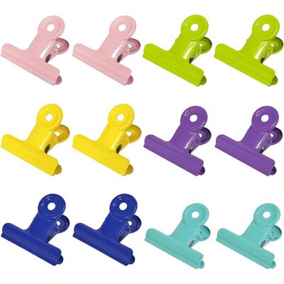 Inny producent Spinacze 12 Sztuk 30 Mm Metalowe Okrągłe Klipsy Biurowe Kolorowe Mocne Inny producent Spinacze 12 Sztuk 30 Mm Metalowe Okrągłe Klipsy Biurowe Kolorowe Mocne