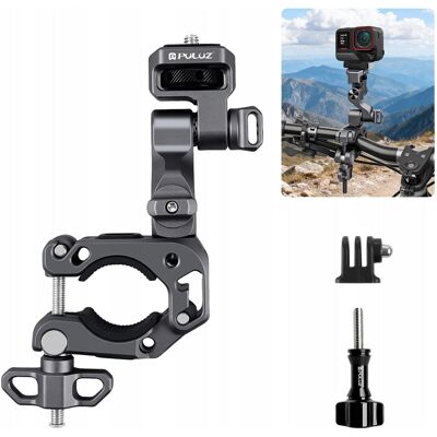 Puluz Uchwyt Mocowanie Na Kierownicę Rower Motor 360° Gwint 1/4' I Mocowanie Gopro / Do Gopro Sjcam Insta360 Dji / Pu1105h / Szary Puluz Uchwyt Mocowanie Na Kierownicę Rower Motor 360° Gwint 1/4' I Mocowanie Gopro / Do Gopro Sjcam Insta360 Dji / Pu1105h / Szary