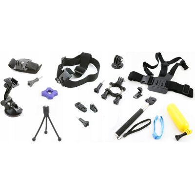Inny producent ZESTAW Akcesoria Uchwyty GoPro Black SJCAM XIAOMI INSTA360 DJI ACTION 3 4 Inny producent ZESTAW Akcesoria Uchwyty GoPro Black SJCAM XIAOMI INSTA360 DJI ACTION 3 4