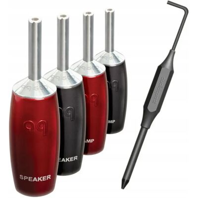 Audioquest Suregrip507 Bfa Wtyk Bananowy Srebrne - 4szt Audioquest Suregrip507 Bfa Wtyk Bananowy Srebrne - 4szt