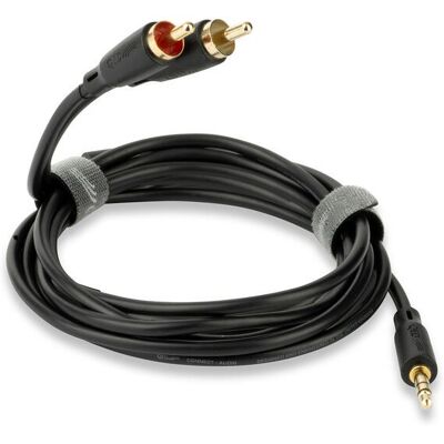 QED Connect 3,5 mm do kabla phono - 1,5 metra QED Connect 3,5 mm do kabla phono - 1,5 metra