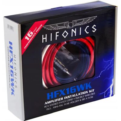 Inny producent Zestaw Kabli Przedowód Hifonics Hfx16wk 16mm2 Do Wzmacniacza Samochodowego Inny producent Zestaw Kabli Przedowód Hifonics Hfx16wk 16mm2 Do Wzmacniacza Samochodowego