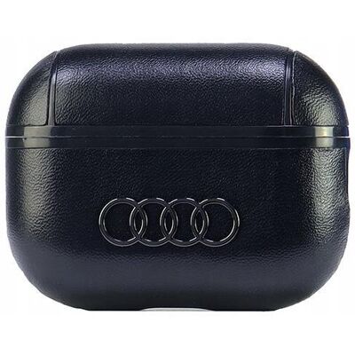 Skórzane Pokrowiec Audi z Dużym Logo na AirPods Pro 2 Skórzane Pokrowiec Audi z Dużym Logo na AirPods Pro 2