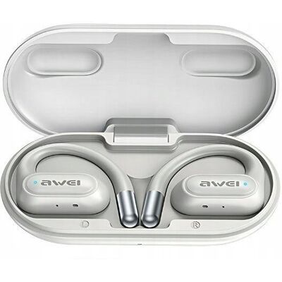 Awei T93 Białe słuchawki Bluetooth z stacją dokującą Awei T93 Białe słuchawki Bluetooth z stacją dokującą