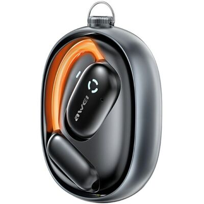 Awei Słuchawki Bluetooth 5.4 Tz13 Anc + Stacja Dokująca Czarny/Black Awei Słuchawki Bluetooth 5.4 Tz13 Anc + Stacja Dokująca Czarny/Black