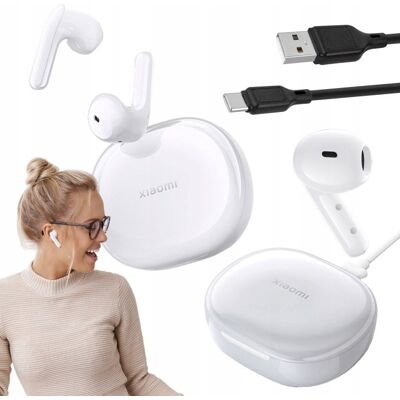 Bezprzewodowe słuchawki białe XIaomi Earbuds Air3 do telefonu Bluetooth 5.3 Bezprzewodowe słuchawki białe XIaomi Earbuds Air3 do telefonu Bluetooth 5.3
