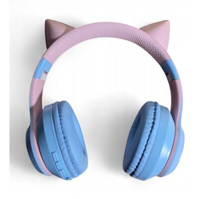 Inny producent Bezprzewodowe Słuchawki Kocie Uszy LED Bluetooth 5.0 MZ-618BT-R różowe Inny producent Bezprzewodowe Słuchawki Kocie Uszy LED Bluetooth 5.0 MZ-618BT-R różowe
