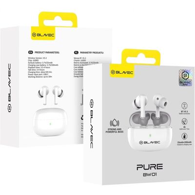 Inny producent Słuchawki BEZPRZEWODOWE Douszne Dokanałowe wodoodporne Bluetooth 5.3 USB-C Inny producent Słuchawki BEZPRZEWODOWE Douszne Dokanałowe wodoodporne Bluetooth 5.3 USB-C