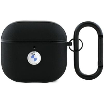 BMW BMA4SSLBK AirPods 4 Prawdziwa Skóra Czarny - Etui na Słuchawki BMW BMA4SSLBK AirPods 4 Prawdziwa Skóra Czarny - Etui na Słuchawki