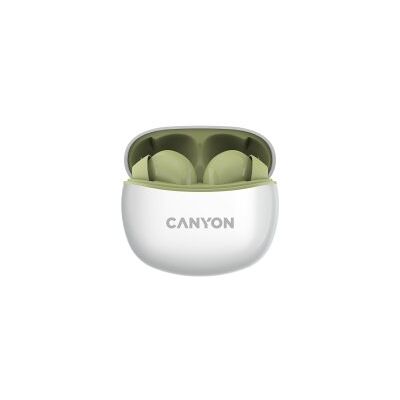 Canyon Słuchawki dokanałowe TWS-5 mikrofon Zielony Canyon Słuchawki dokanałowe TWS-5 mikrofon Zielony