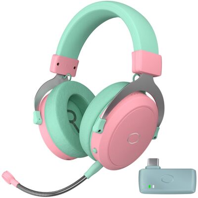 QCY Cooler Master Ch351-Mc Słuchawki Gamingowe Zielono-Różowe QCY Cooler Master Ch351-Mc Słuchawki Gamingowe Zielono-Różowe
