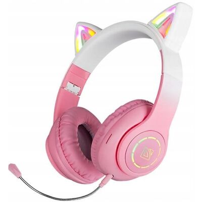 Defender Słuchawki Bluetooth Freemotion B505 Led Różowy/Pink (63505) Defender Słuchawki Bluetooth Freemotion B505 Led Różowy/Pink (63505)