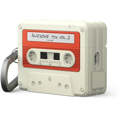 Etui Case Na Apple Airpods Pro 3 Elago Cassette Tape Retro Z Karabińczykiem Etui Case Na Apple Airpods Pro 3 Elago Cassette Tape Retro Z Karabińczykiem
