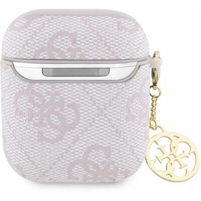 Etui Do Airpods 2 Guess Heart, Eleganckie, Różowe, Stylowe, Futerał, Case Etui Do Airpods 2 Guess Heart, Eleganckie, Różowe, Stylowe, Futerał, Case