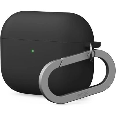 Etui Do Apple Airpods Pro 3 Z Karabińczykiem Elago Hybrid Hang Case, Czarne Etui Do Apple Airpods Pro 3 Z Karabińczykiem Elago Hybrid Hang Case, Czarne