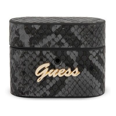 Etui Guess Guacappusnsmlbk Apple Airpods Pro Cover Czarny/black Python Collection Etui Guess Guacappusnsmlbk Apple Airpods Pro Cover Czarny/black Python Collection