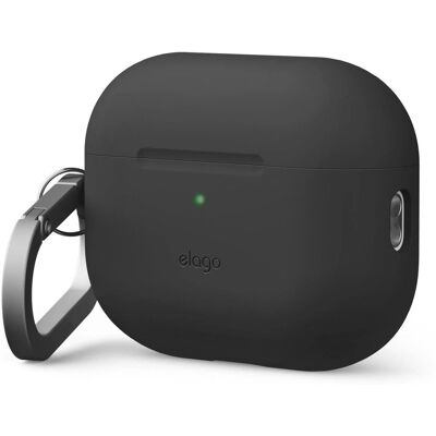 Etui Na Airpods Pro 3 Elago Hang Case, Silikonowe - Czarne Etui Na Airpods Pro 3 Elago Hang Case, Silikonowe - Czarne