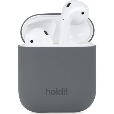 Etui na słuchawki airpods 1&2; Holdit space grey Etui na słuchawki airpods 1&2; Holdit space grey