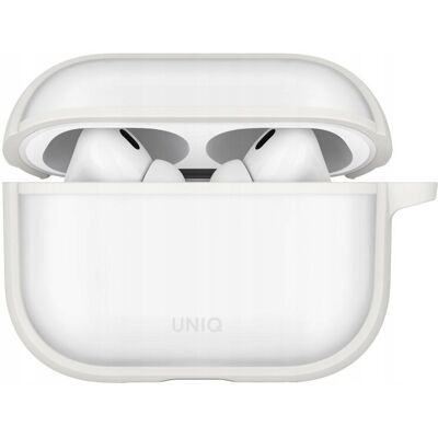 Etui na słuchawki UNIQ Veren do Apple AirPods Pro 3 Biały Etui na słuchawki UNIQ Veren do Apple AirPods Pro 3 Biały