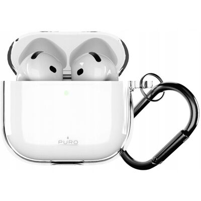 Puro Etui pokrowiec na słuchawki AirPods 4 0.3 Nude - przezroczysty Puro Etui pokrowiec na słuchawki AirPods 4 0.3 Nude - przezroczysty