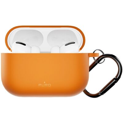Zamiennik/inny Etui pokrowiec na słuchawki AirPods Pro 3 Icon - pomarańczowy Zamiennik/inny Etui pokrowiec na słuchawki AirPods Pro 3 Icon - pomarańczowy