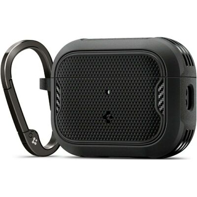 Etui Spigen Core Armor Do Airpods Pro 3, Z Karabińczykiem, Obudowa, Case Etui Spigen Core Armor Do Airpods Pro 3, Z Karabińczykiem, Obudowa, Case