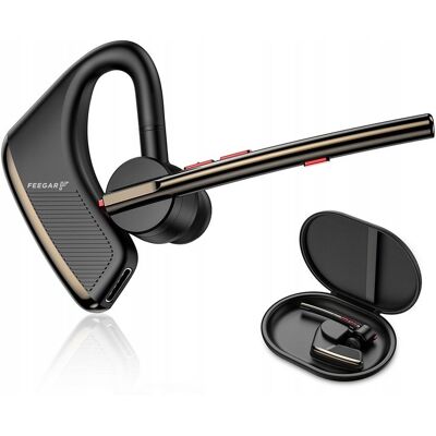 Feegar BOND SE Słuchawka Bluetooth 5.2 Dual Mic Mute 24h CVC DSP Etui Feegar BOND SE Słuchawka Bluetooth 5.2 Dual Mic Mute 24h CVC DSP Etui