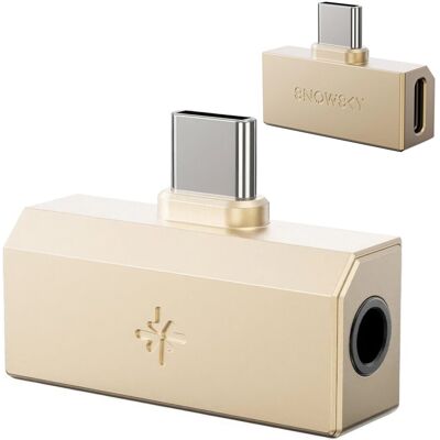 FiiO x SNOWSKY Tiny A Wzmacniacz słuchawkowy z DAC USB-C + 3.5mm port Złoty FiiO x SNOWSKY Tiny A Wzmacniacz słuchawkowy z DAC USB-C + 3.5mm port Złoty