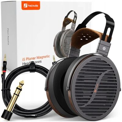 Fosi Audio i5 Słuchawki Planarne Magnetyczne duża membrana Drewno Orzechowe Fosi Audio i5 Słuchawki Planarne Magnetyczne duża membrana Drewno Orzechowe