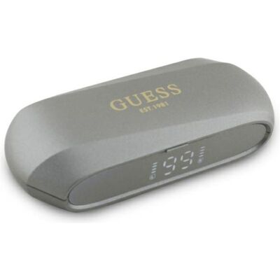 Guess Słuchawki Bluetooth Srebrno Szare - ENC TWS Bezprzewodowe Słuchawki Guess Słuchawki Bluetooth Srebrno Szare - ENC TWS Bezprzewodowe Słuchawki