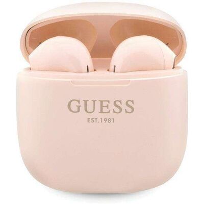 Guess Pink GUTWST26PSP Bezprzewodowe Słuchawki - TWS z Dockiem Ładowania Guess Pink GUTWST26PSP Bezprzewodowe Słuchawki - TWS z Dockiem Ładowania