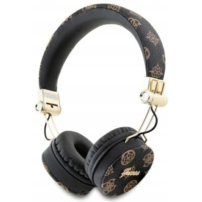 Słuchawki Guess GUBH70 - Czarny, Skrypt Peonii, On-Ear, Bluetooth 4G Słuchawki Guess GUBH70 - Czarny, Skrypt Peonii, On-Ear, Bluetooth 4G