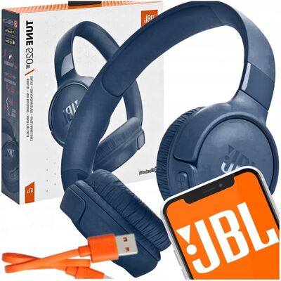 Inny producent JBL TUNE 520BT NIEBIESKIE SŁUCHAWKI BLUETOOTH PURE BASS 57H Inny producent JBL TUNE 520BT NIEBIESKIE SŁUCHAWKI BLUETOOTH PURE BASS 57H