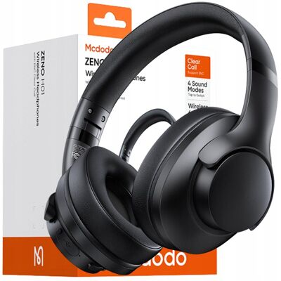 MCDODO SŁUCHAWKI BEZPRZEWODOWE NAUSZNE BLUETOOTH Z MIKROFONEM ENC CZARNE MCDODO SŁUCHAWKI BEZPRZEWODOWE NAUSZNE BLUETOOTH Z MIKROFONEM ENC CZARNE