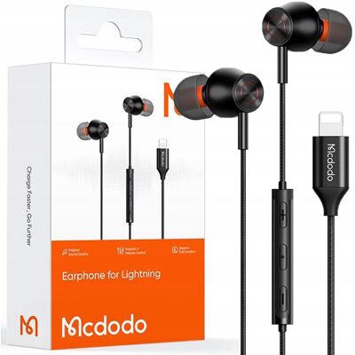 Słuchawki In-Ear Lightning Mcdodo HP-3480 - Słuchawki Słuchawki In-Ear Lightning Mcdodo HP-3480 - Słuchawki