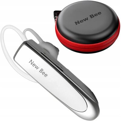 Inny producent NEW BEE LC-B41 BEZPRZEWODOWA SŁUCHAWKA DO UCHA BLUETOOTH 5.0 BIAŁA Inny producent NEW BEE LC-B41 BEZPRZEWODOWA SŁUCHAWKA DO UCHA BLUETOOTH 5.0 BIAŁA