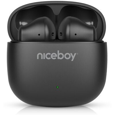 Niceboy Słuchawki Douszne Beans 4 Pop Onyx Black Czarne Usb-C Ipx4 Bt Aac Niceboy Słuchawki Douszne Beans 4 Pop Onyx Black Czarne Usb-C Ipx4 Bt Aac