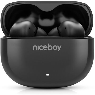 Niceboy Słuchawki Douszne Pins 4 Onyx Black Czarne Anc Bt 6.0 Ipx4 Do 28h Niceboy Słuchawki Douszne Pins 4 Onyx Black Czarne Anc Bt 6.0 Ipx4 Do 28h