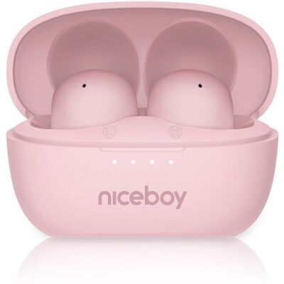 Niceboy Słuchawki Douszne Podsie 4 Pop Sakura Pink Różowe Bluetooth 6 Aac Do 25 Godzin Ipx4 Aac Usb-C Niceboy Słuchawki Douszne Podsie 4 Pop Sakura Pink Różowe Bluetooth 6 Aac Do 25 Godzin Ipx4 Aac Usb-C