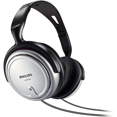 Philips Shp2500 Słuchawki Nauszne Przewodowe Do Tv Przewód 6m Jack 3.5 Mm Philips Shp2500 Słuchawki Nauszne Przewodowe Do Tv Przewód 6m Jack 3.5 Mm