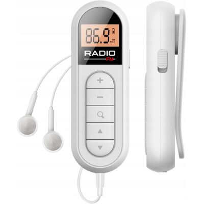 AMT RADIO FM PRZENOŚNE NA AKUMULATOR USB WYŚWIETLACZ + SŁUCHAWKI DO BIEGANIA AMT RADIO FM PRZENOŚNE NA AKUMULATOR USB WYŚWIETLACZ + SŁUCHAWKI DO BIEGANIA