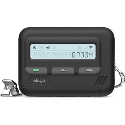 Retro Etui Case Pager Na Apple Airpods Pro 2 Elago, Czarne Retro Etui Case Pager Na Apple Airpods Pro 2 Elago, Czarne
