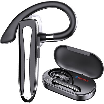 Nobitech SŁUCHAWKA BLUETOOTH DO ROZMÓW BEZPRZEWODOWA DO UCHA DLA KIEROWCÓW ZESTAW Nobitech SŁUCHAWKA BLUETOOTH DO ROZMÓW BEZPRZEWODOWA DO UCHA DLA KIEROWCÓW ZESTAW