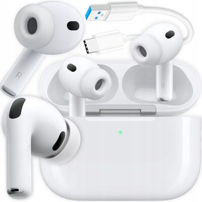 Xiaomi Słuchawki Bezprzewodowe Apple Airpods Pro 3 Gen Douszne Dokanałowe Mikrofon Xiaomi Słuchawki Bezprzewodowe Apple Airpods Pro 3 Gen Douszne Dokanałowe Mikrofon