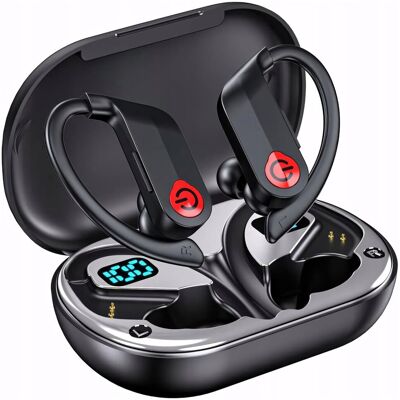Inny producent Słuchawki Bezprzewodowe Bluetooth Bt 5.3 Douszne Dokanałowe Mikrofon Czarne Inny producent Słuchawki Bezprzewodowe Bluetooth Bt 5.3 Douszne Dokanałowe Mikrofon Czarne