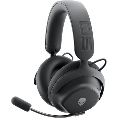 Słuchawki bezprzewodowe Dell Alienware Pro Wireless – Dolby Atmos, ANC, grafenowe przetworniki, 75h, Dark Side of the Moon Słuchawki bezprzewodowe Dell Alienware Pro Wireless – Dolby Atmos, ANC, grafenowe przetworniki, 75h, Dark Side of the Moon