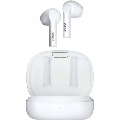 Słuchawki bezprzewodowe Denon AH-C500W bluetooth douszne mikrofon białe Słuchawki bezprzewodowe Denon AH-C500W bluetooth douszne mikrofon białe