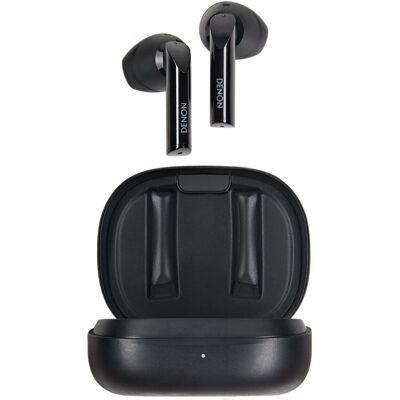 Słuchawki bezprzewodowe Denon AH-C500W bluetooth douszne mikrofon czarne Słuchawki bezprzewodowe Denon AH-C500W bluetooth douszne mikrofon czarne