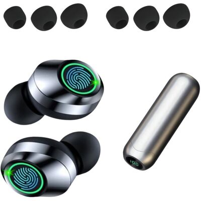 MAX Olkusz s.c. Słuchawki bezprzewodowe dokanałowe TWS BT 5.3 Bluetooth + powerbank z USB-C MAX Olkusz s.c. Słuchawki bezprzewodowe dokanałowe TWS BT 5.3 Bluetooth + powerbank z USB-C