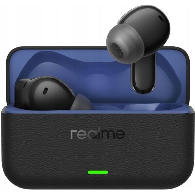 Słuchawki bezprzewodowe dokanałowe TWS Realme Buds T500 Czarne BT 6.1 IP55 Słuchawki bezprzewodowe dokanałowe TWS Realme Buds T500 Czarne BT 6.1 IP55